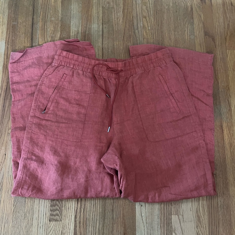 Athleta Retreat Linen Pants, size 12